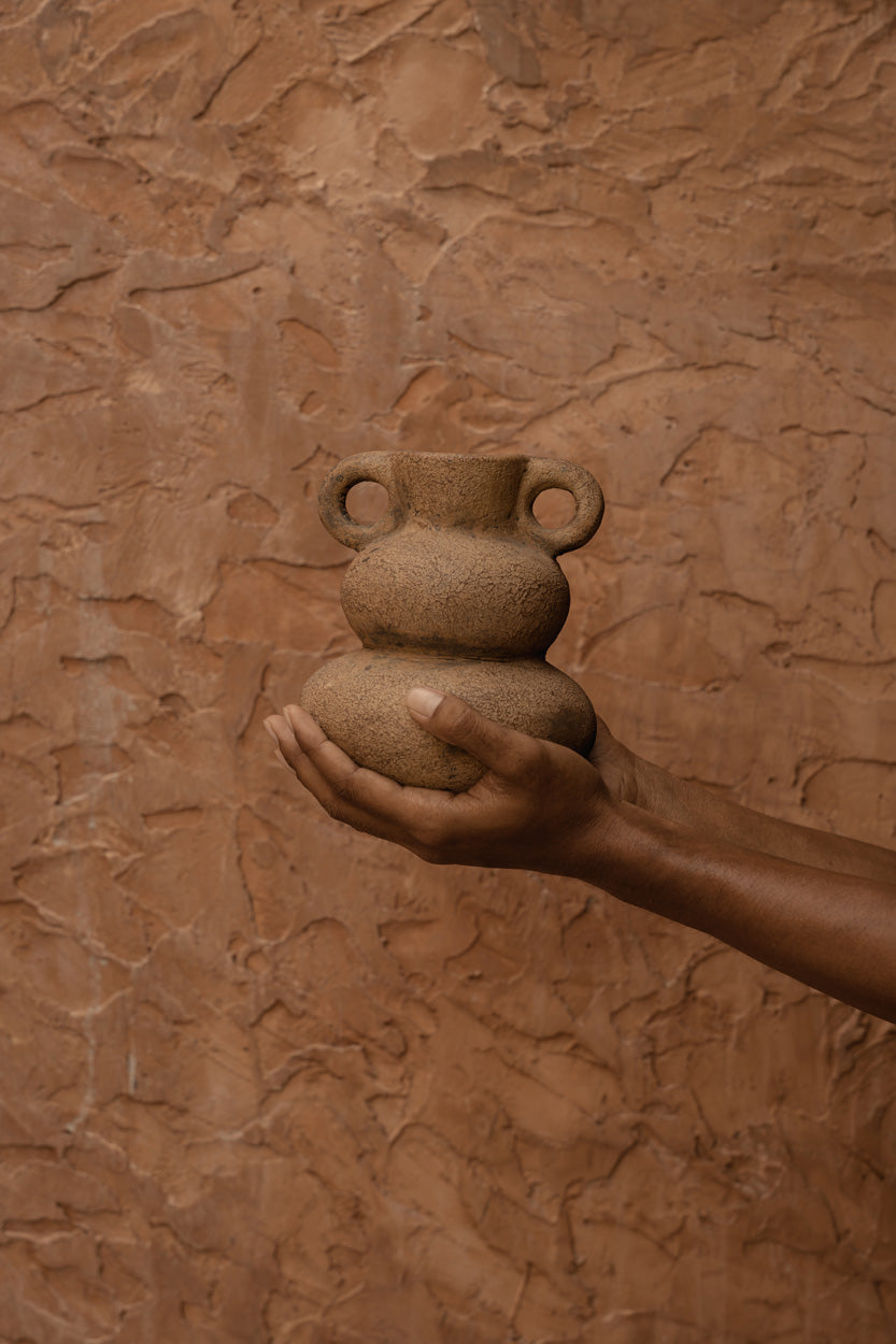 Le Vase Earthen Balance - Sable - S