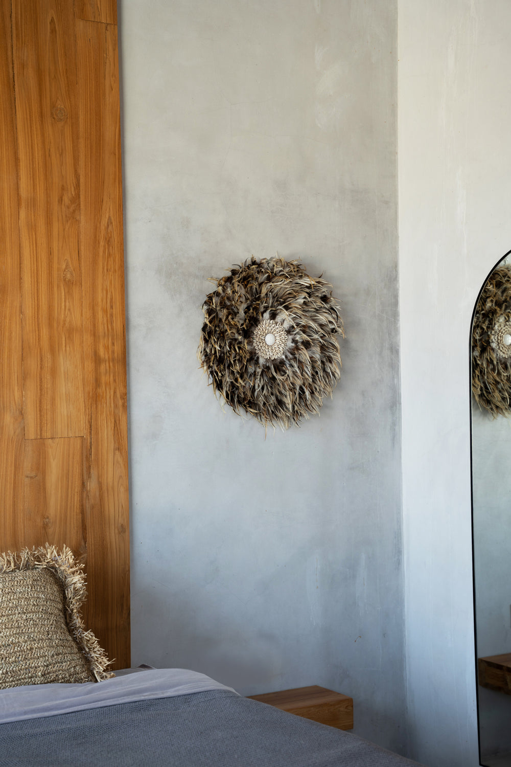 Die Coastal Juju Wanddekoration - Grau Braun - M