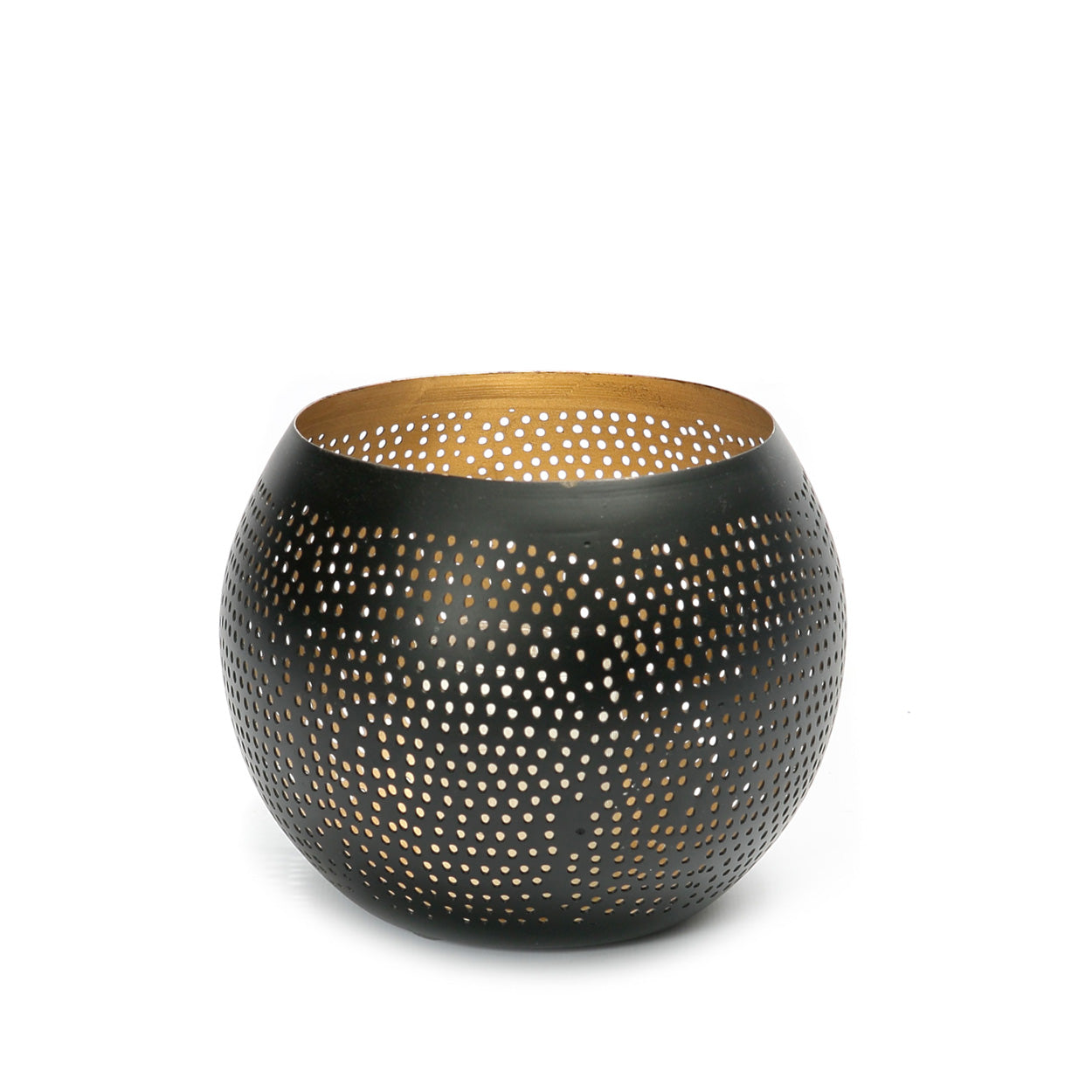 Die Pierced Ball - Schwarz Gold - M