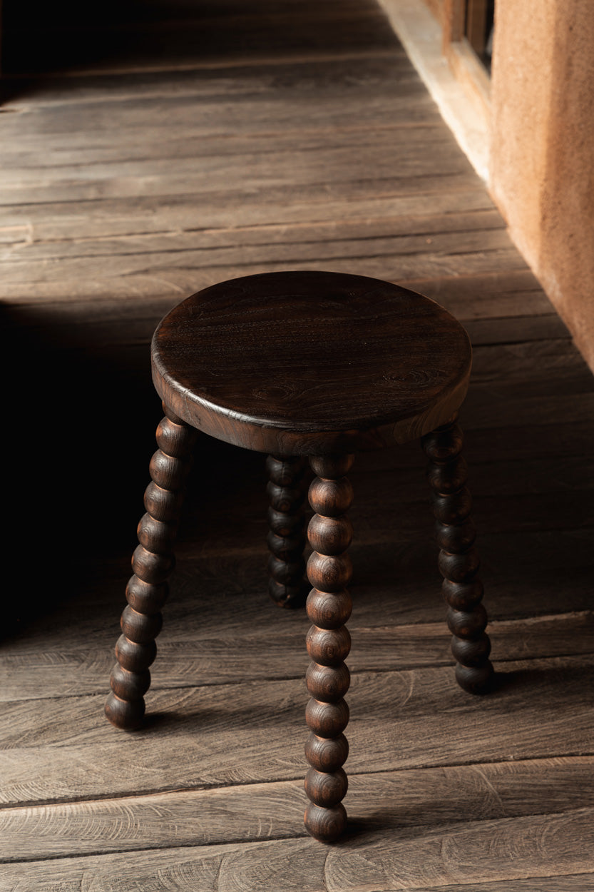 Le Tabouret Dango - Noyer Foncé