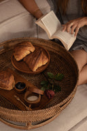 Das Rattan Rise Tray - Natürlich Braun