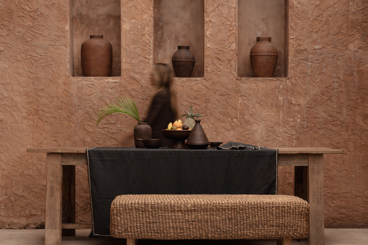 La Nappe Tuscany - Noir Naturel - 150x300