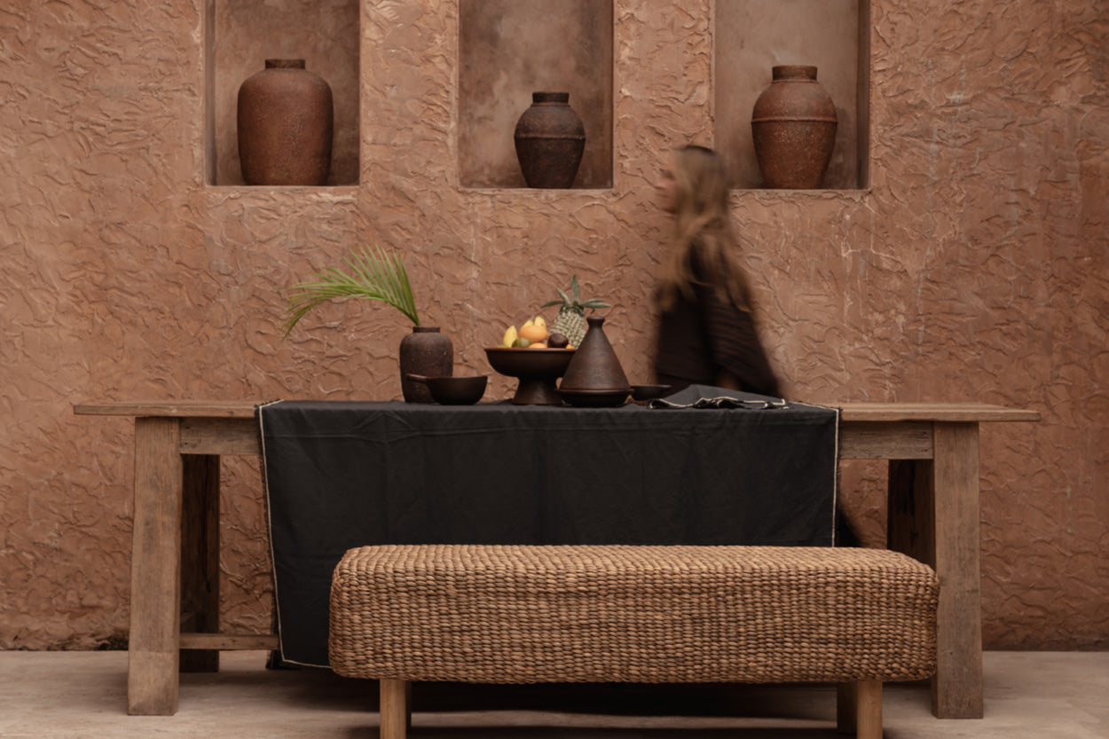 La Nappe Tuscany - Noir Naturel - 150x300