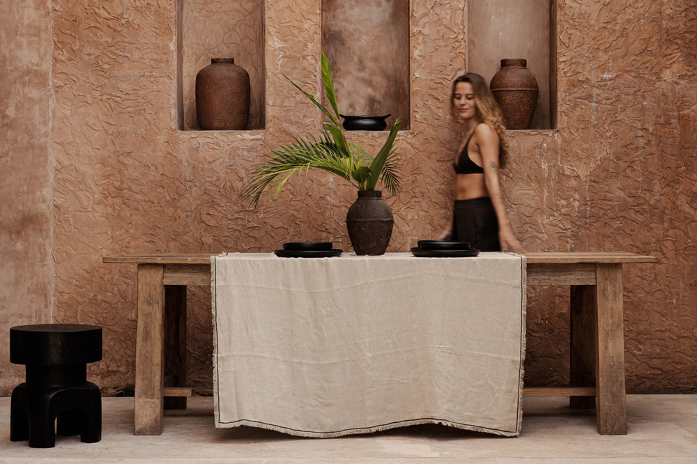 La Nappe Tuscany - Noir Naturel - 150x300