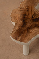 La Table D'appoint Organic - Blanc Naturel