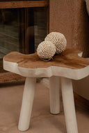 La Table D'appoint Organic - Blanc Naturel