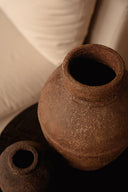 La Ánfora Rustica Jarrón - Terracota - L
