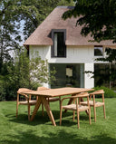 La Silla de Comedor Amaya - Natural - Exterior