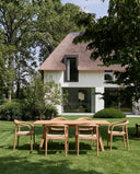 La Silla de Comedor Amaya - Natural - Exterior