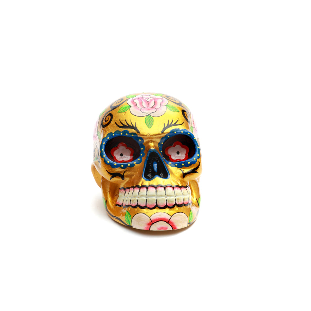 El Mexican Sugar Skull Oro - S