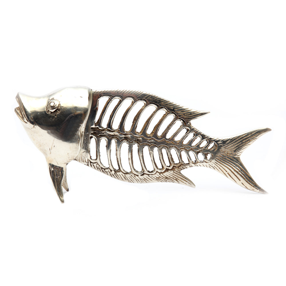 La Fish Bone Decoración - Plata