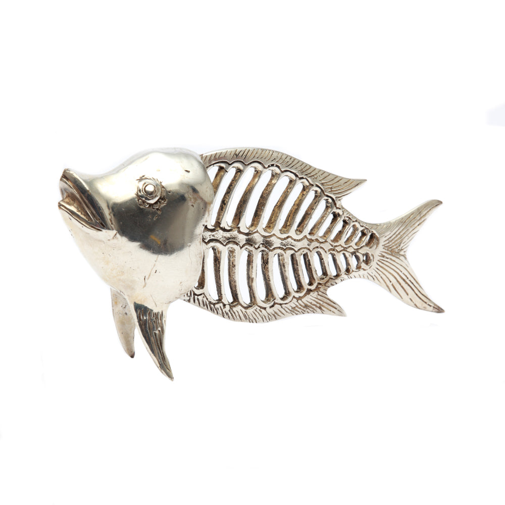 La Fish Bone Decoración - Plata