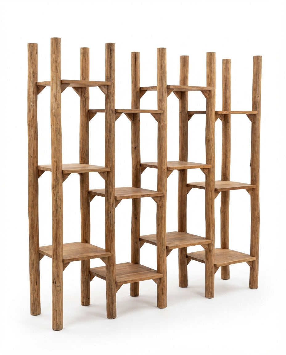 Le Fabulook Étagère à Plusieurs Niveaux - Naturel