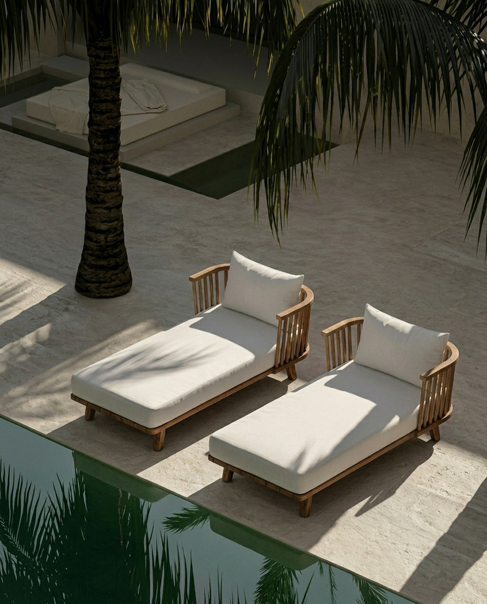 De Malawi Daybed - Natuurlijk Wit