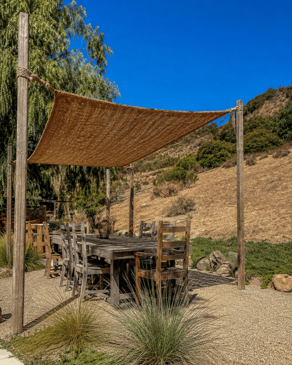 El Coco Shade Rectangular - Natural - 300x200