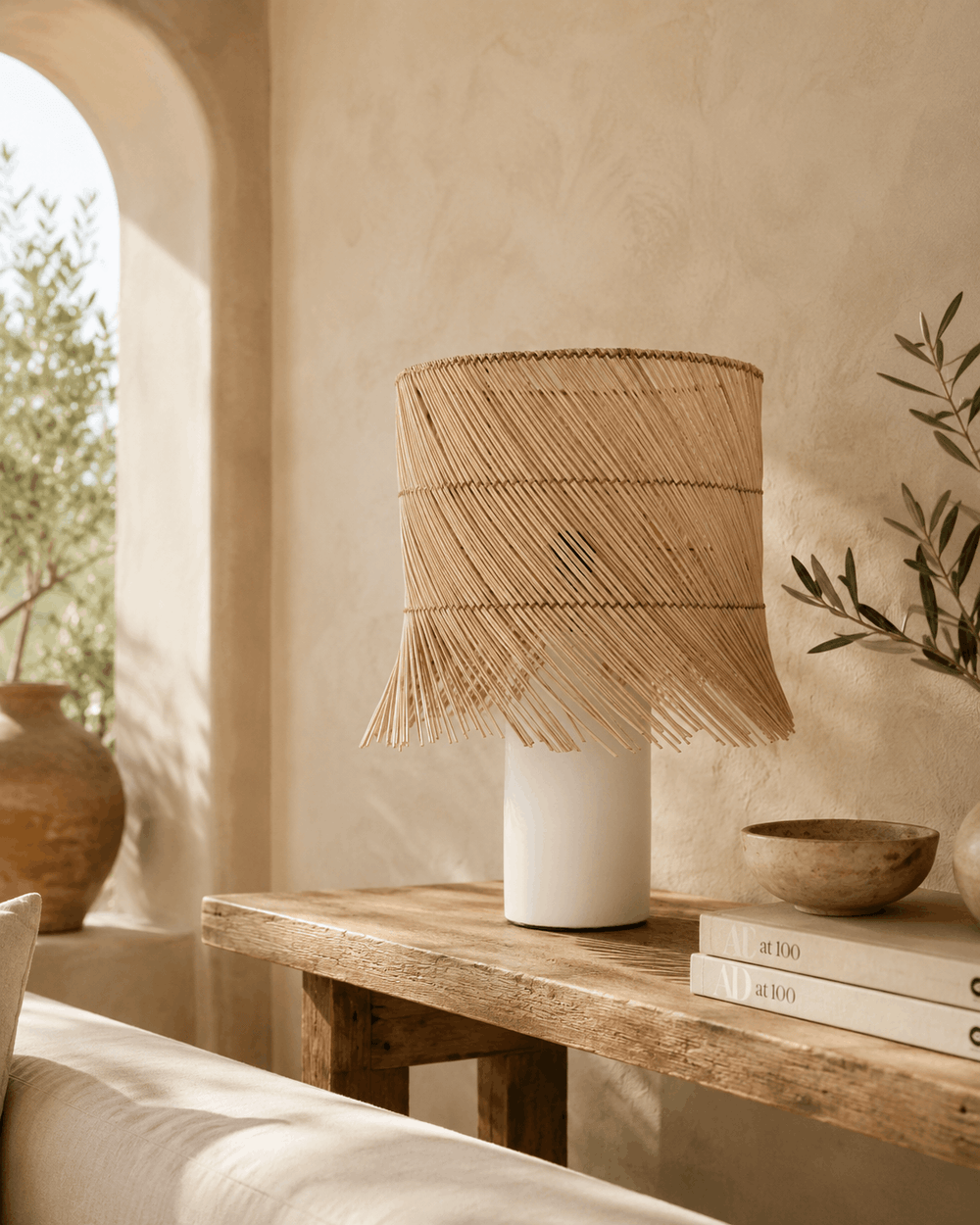 La Lámpara de Mesa Pandan - Natural