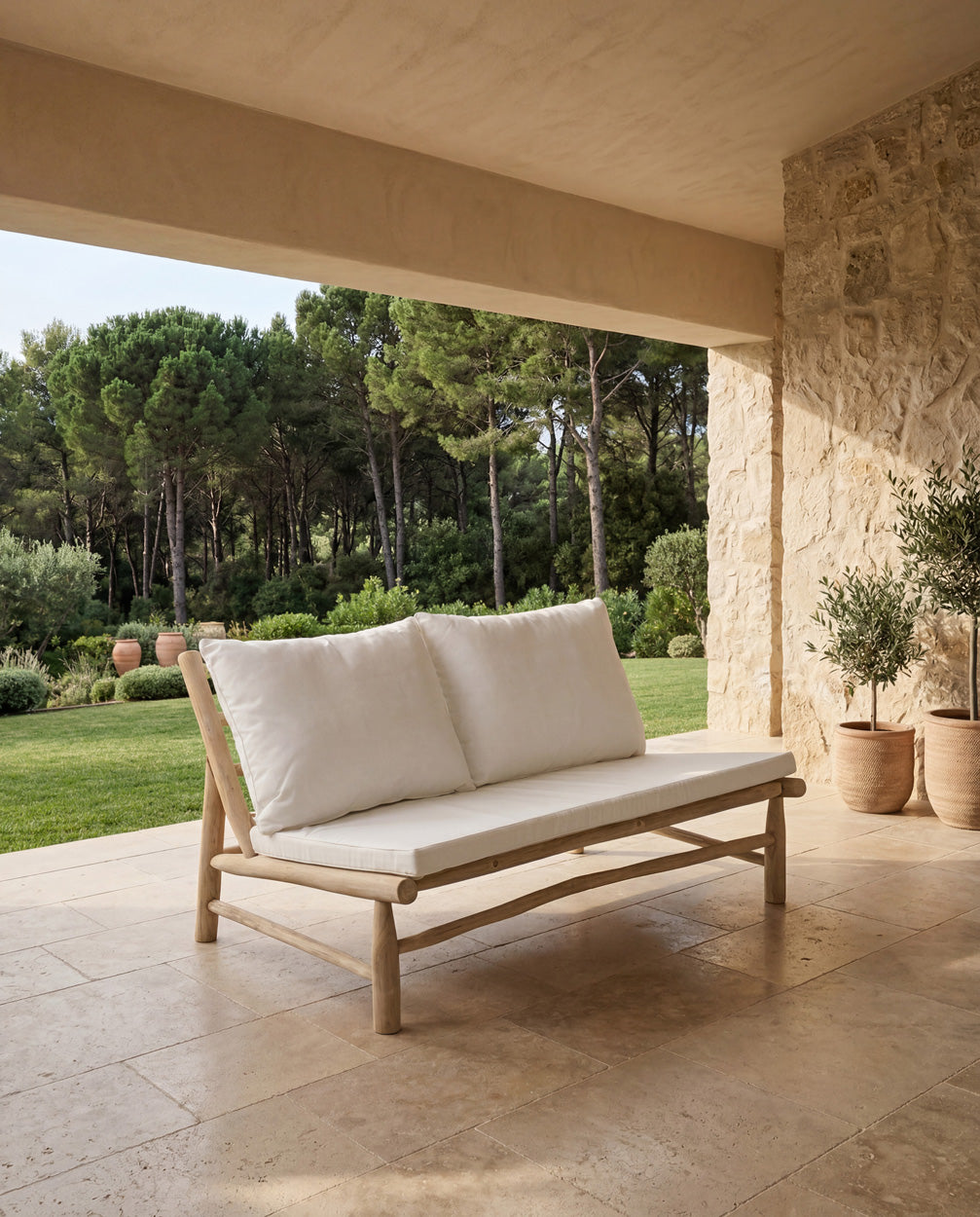 The Island Two Seater - Natural White