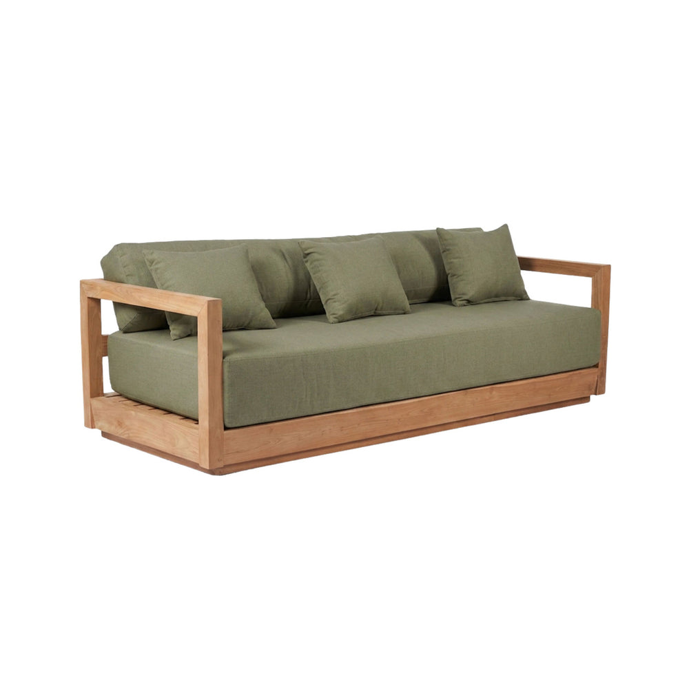 Il Umalas Divano Tre Posti - Outdoor - Alga Verde