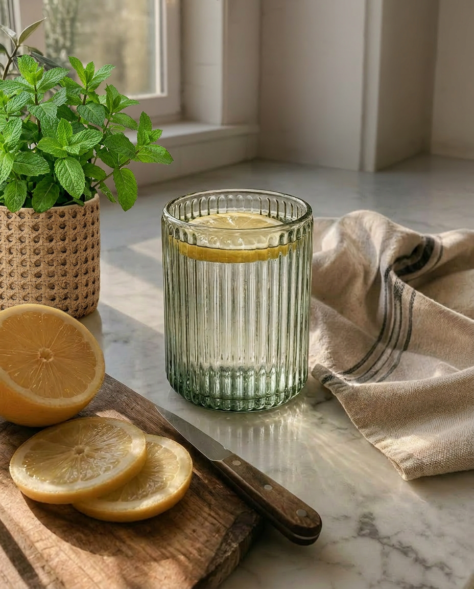 Das Gerippte Glas – Anthrazit