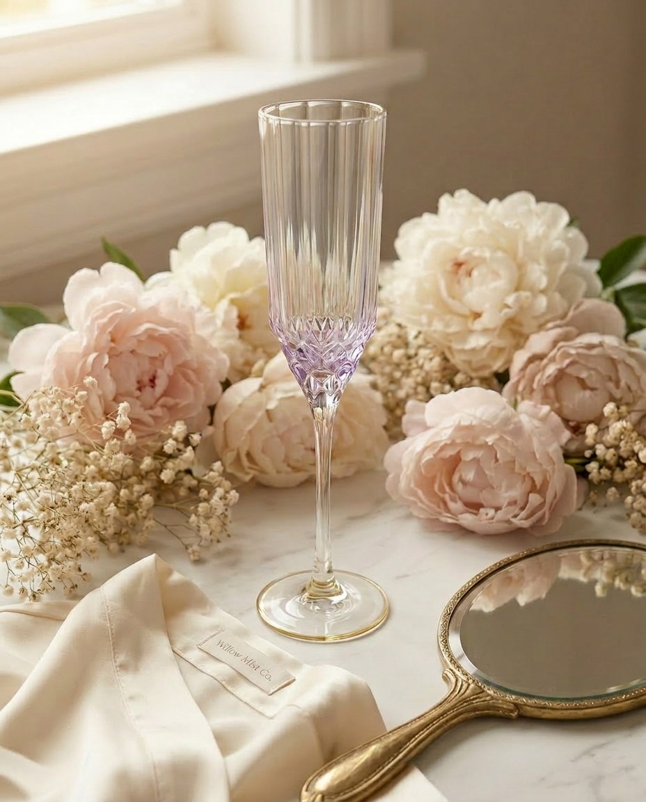 Das Pink Blush Champagnerglas – Rosa