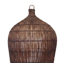 Le Luminaire Suspendu Woven Bell - Noyer Foncé - M