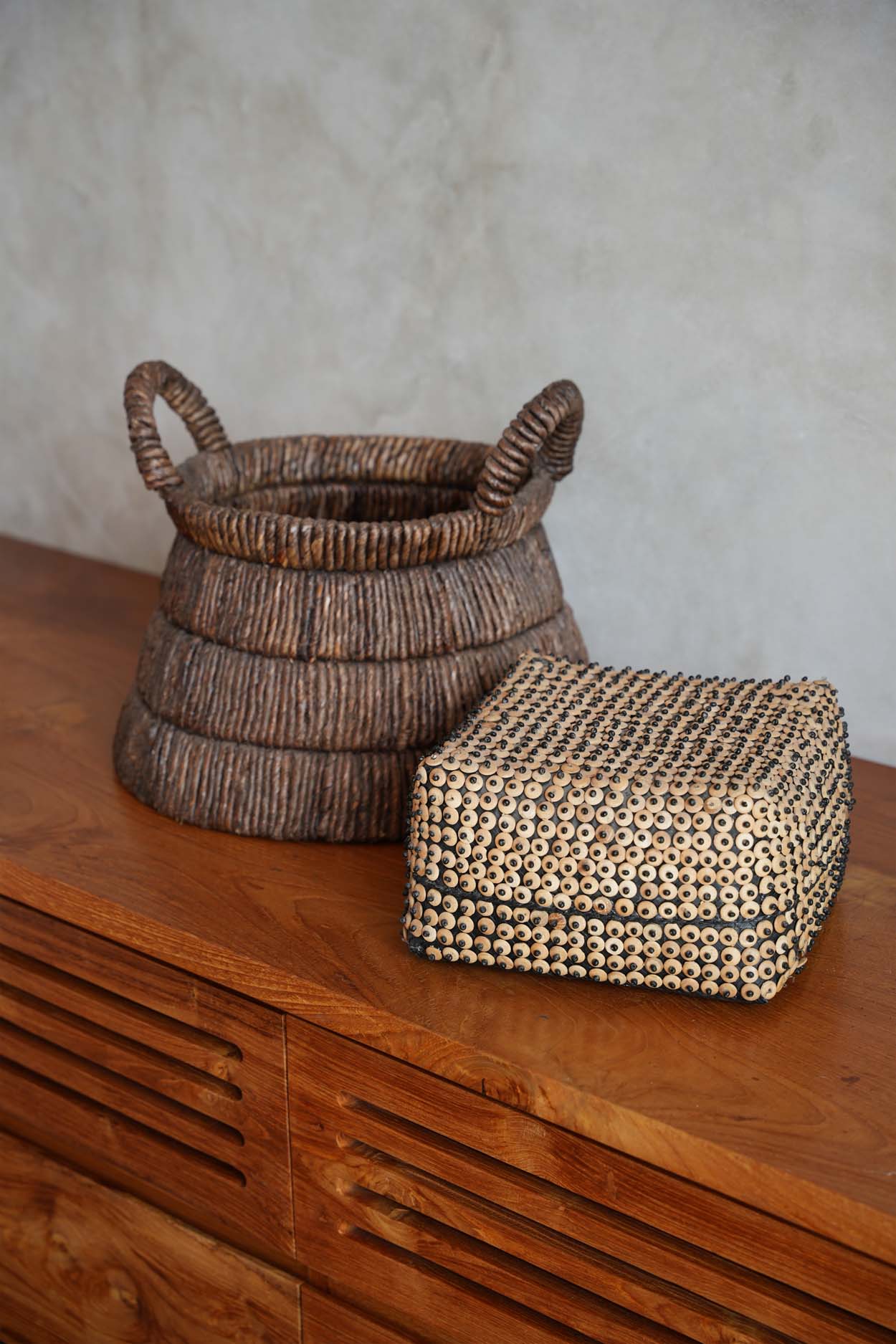 La Cesta Coconut Shell - Natural - L