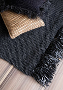 The  Fringed Carpet - Black - 180x240