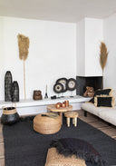 The Fringed Carpet - Black - 200x300