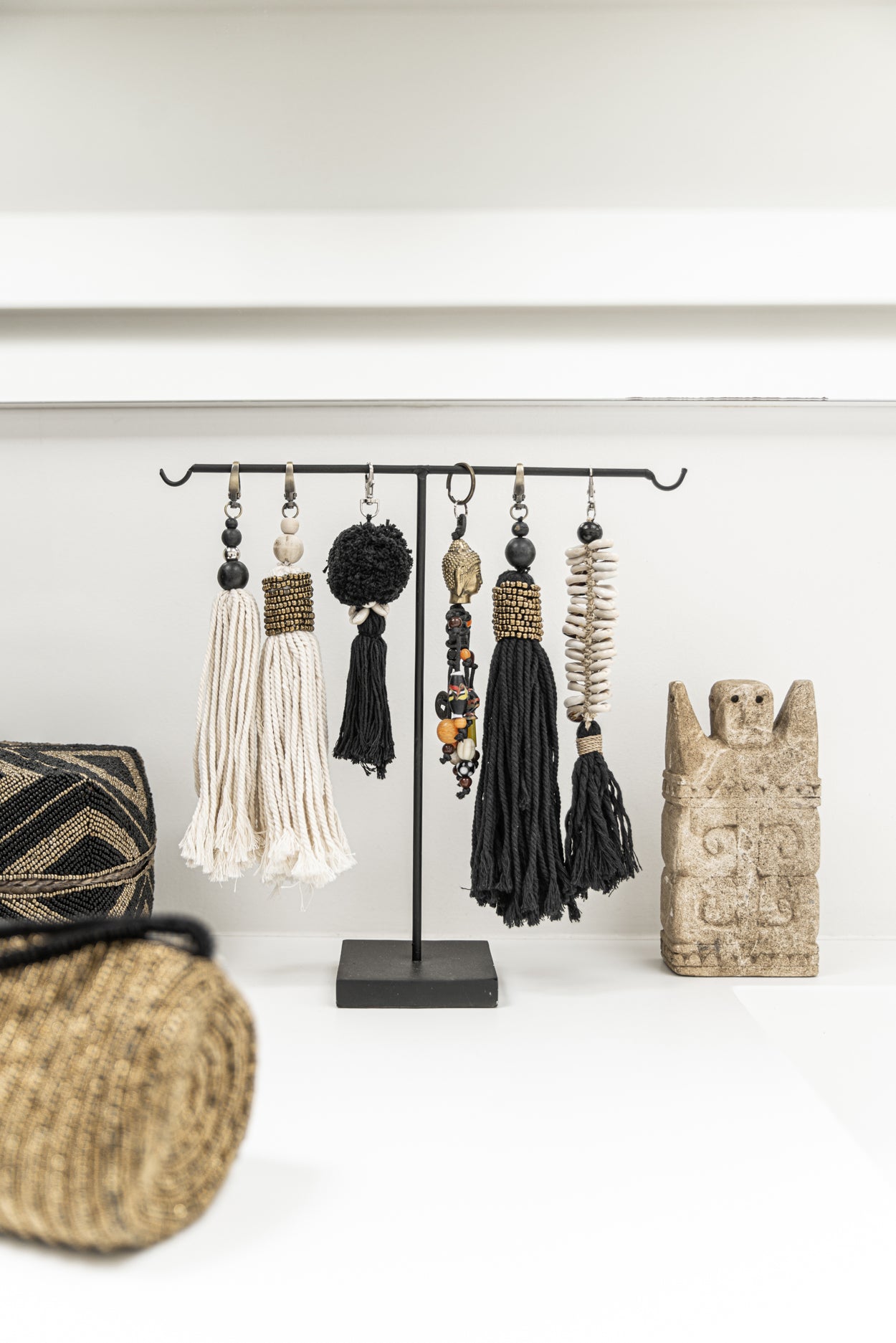The Boho Chic Keychain - Black