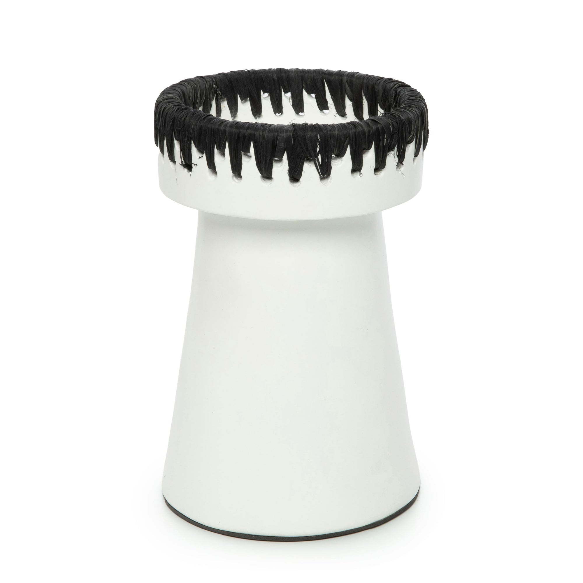 The Pretty Candle Holder - White Black - L