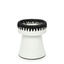 The Pretty Candle Holder - White Black - M