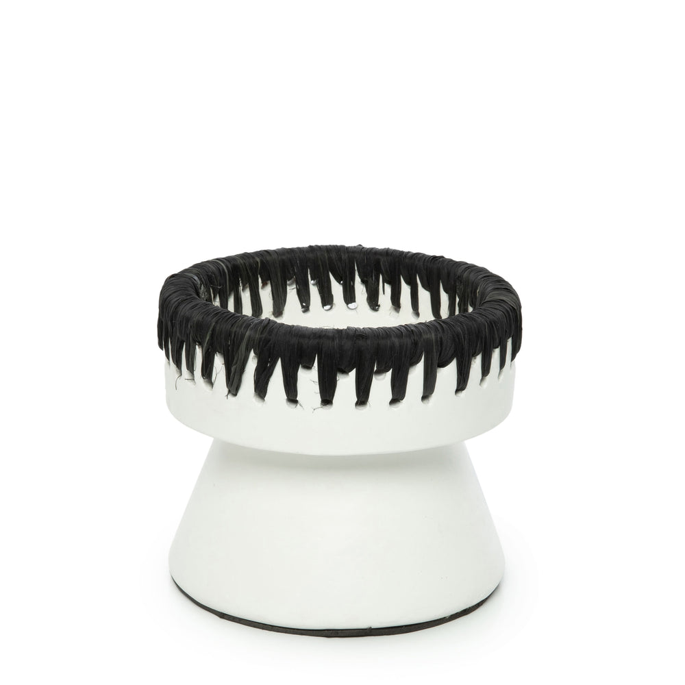 The Pretty Candle Holder - White Black - S