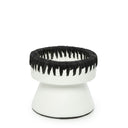 The Pretty Candle Holder - White Black - S