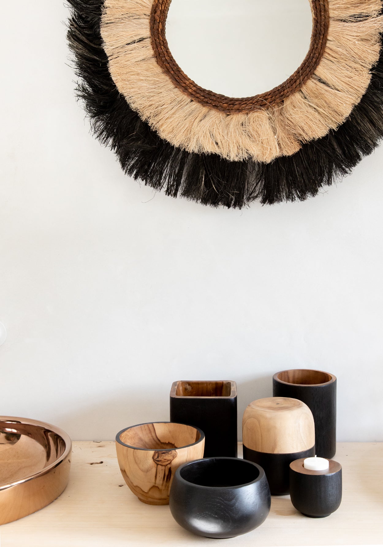 The Blackout Mirror - Natural Black - M