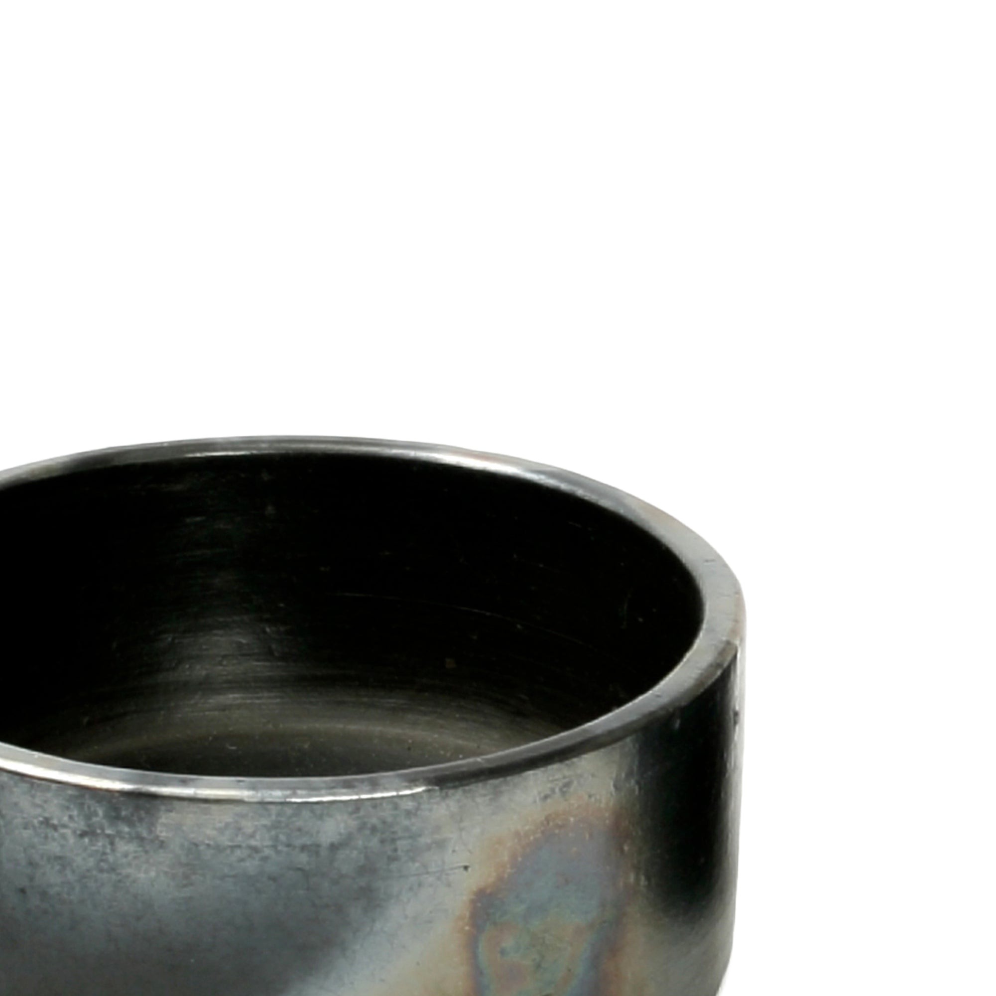 The Burned Cylinder Dish - Grey - L