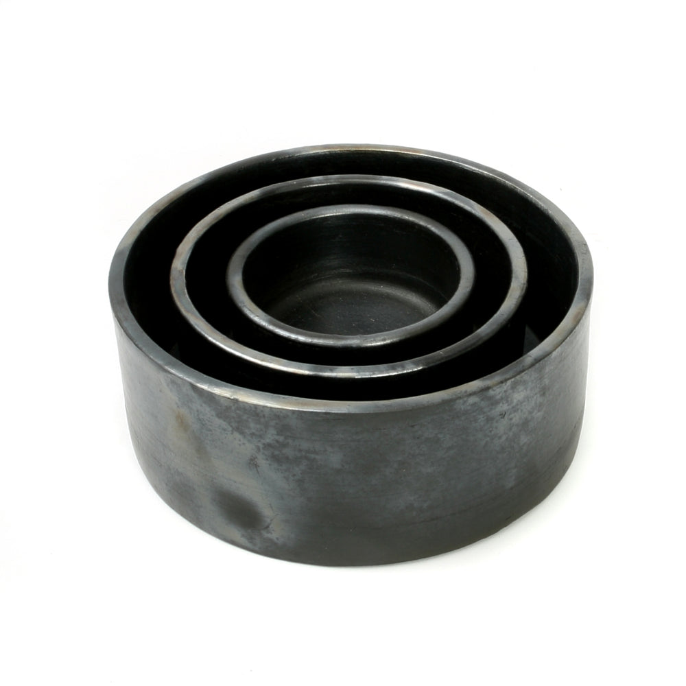 The Burned Cylinder Dish - Grey - L