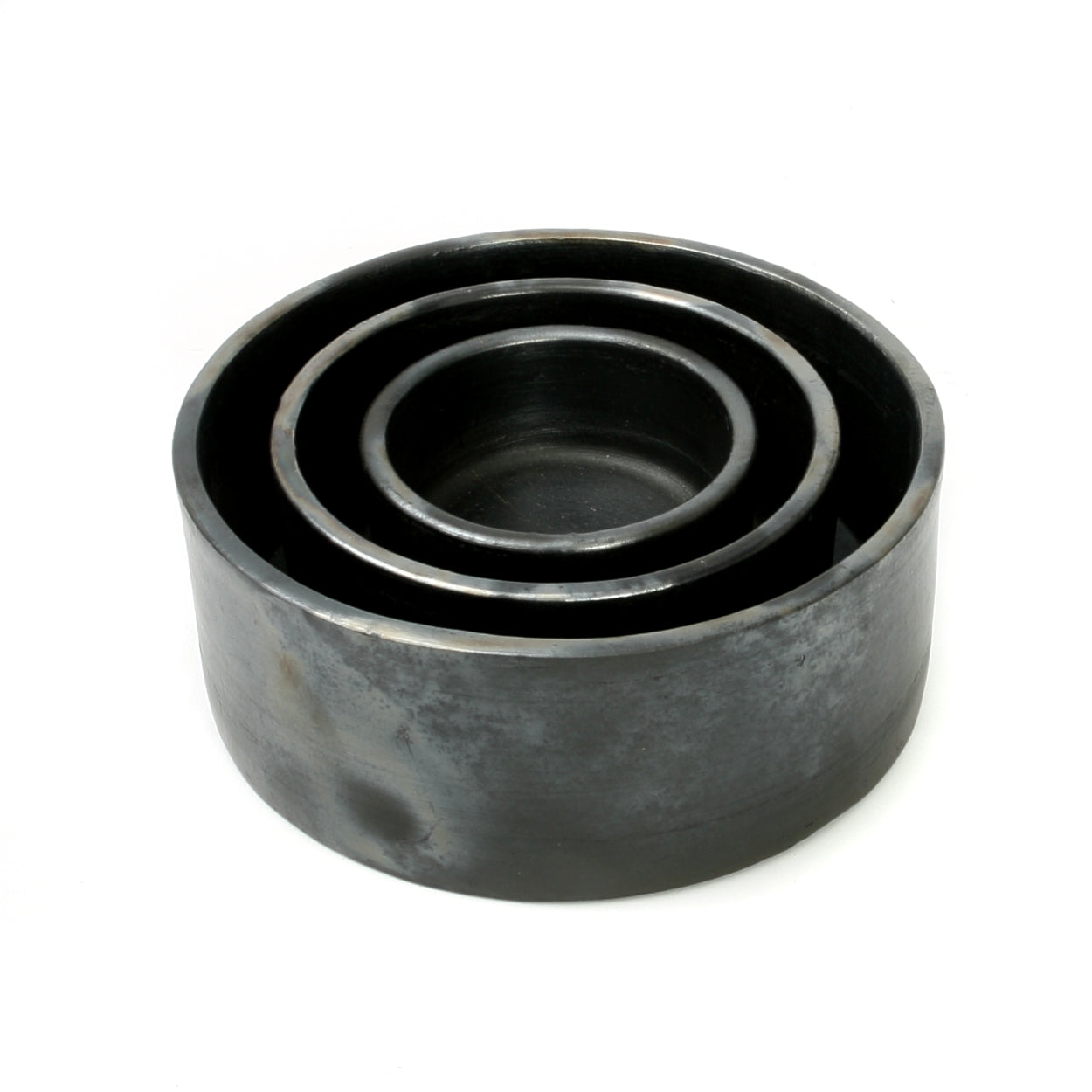 The Burned Cylinder Dish - Grey - L