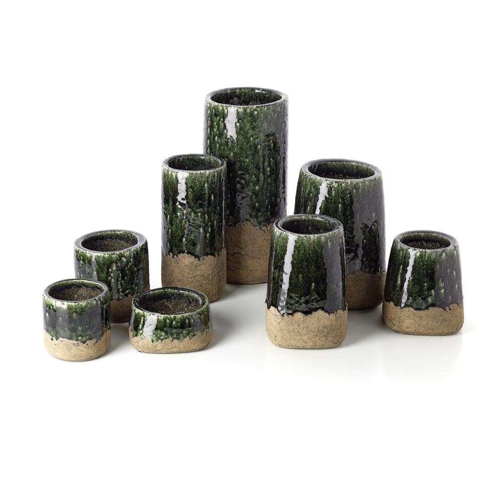 The Moss Planter - Concrete Green - M