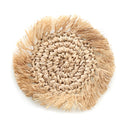 Il Sottobicchiere Fringe Raffia - Naturale - S