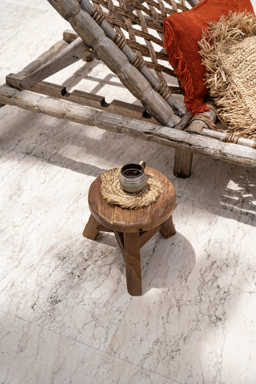 Il Sottobicchiere Fringe Raffia - Naturale - S