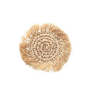 Le Sous-verre Fringe Raffia - Naturel - S