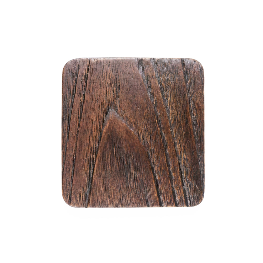 The Material Coaster - Medium Rustic Washed Black