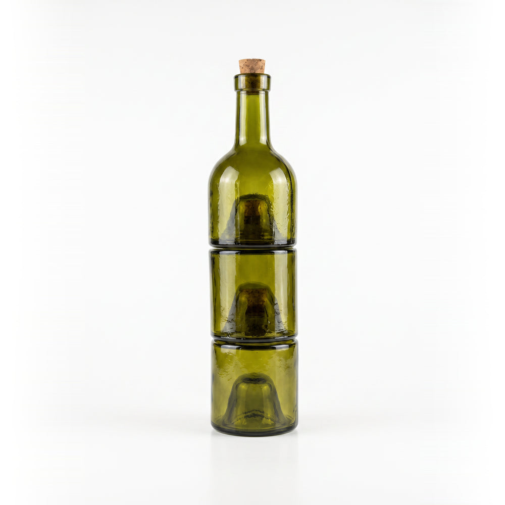 The 3-Piece Oil Bottle - Olive Green