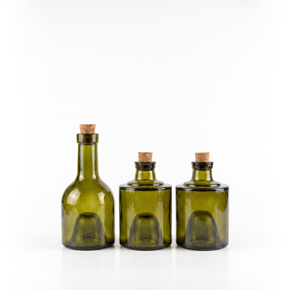 The 3-Piece Oil Bottle - Olive Green
