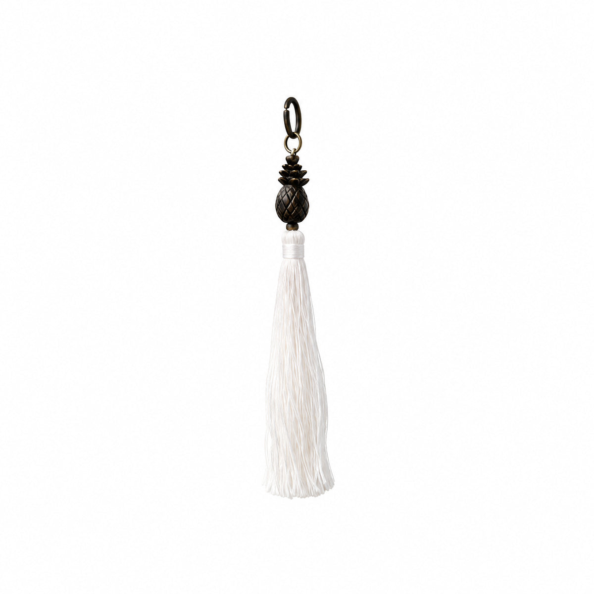 The Pineapple Keychain - White