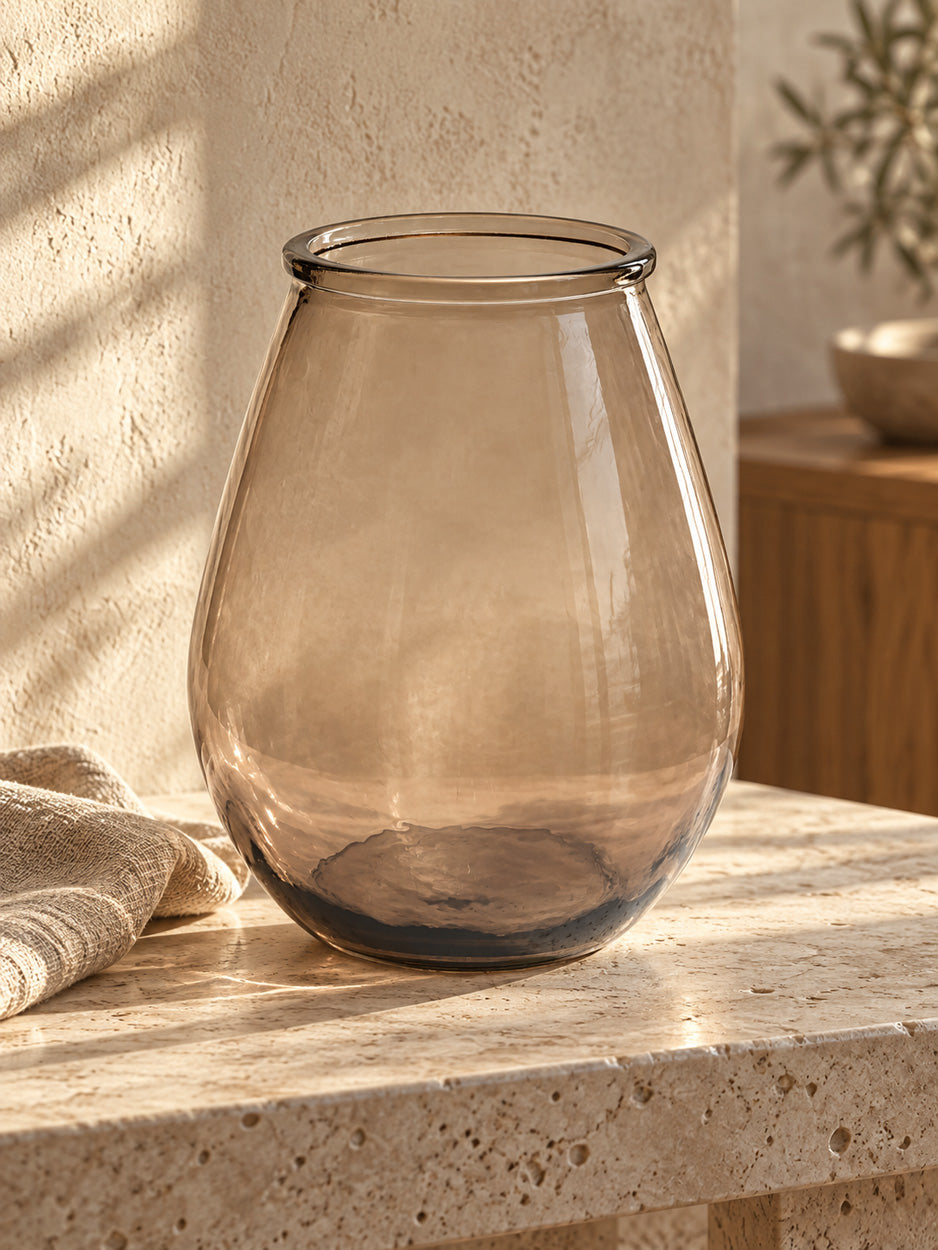 The Qiezi Vase - Beige - M
