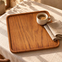 De Teak Square Bord - Naturel - M