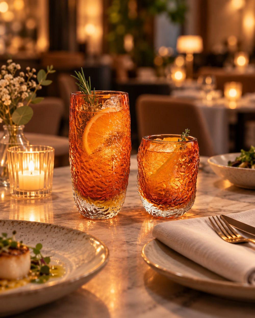 Il Bicchiere Highball Marbella Glow - Ambra