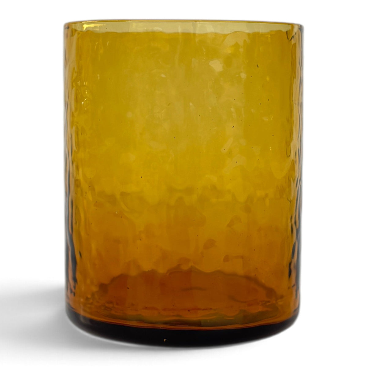 The Amber Hammered High Tumbler - Amber