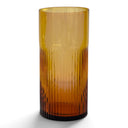 Das Amber Rippled Hohe Glas - Bernstein
